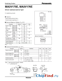 Datasheet MA3V176E manufacturer Panasonic